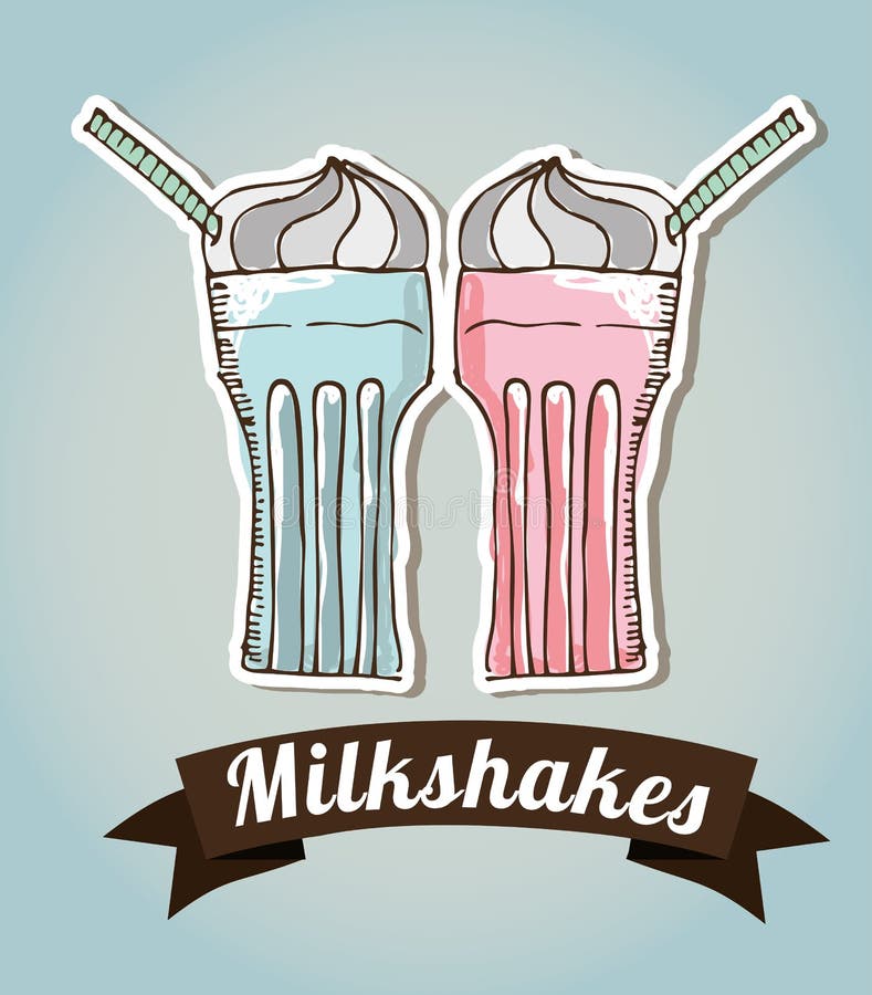 Caráter De Vidro Do Kawaii Do Milk Shake Ilustração do Vetor - Ilustração  de desenhado, arte: 95185026