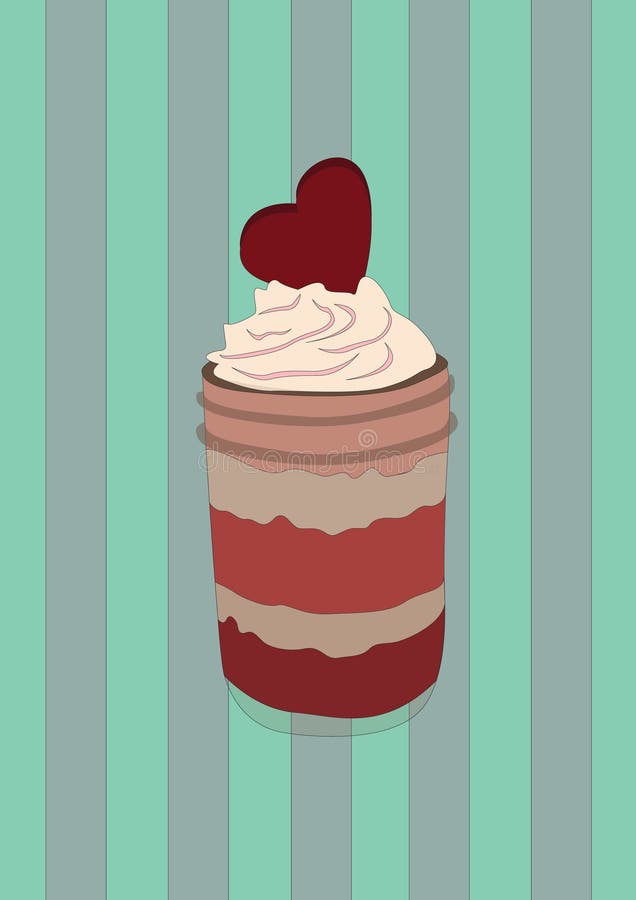 Milkshake in a jar. Vector illustration decorative design vector illustration