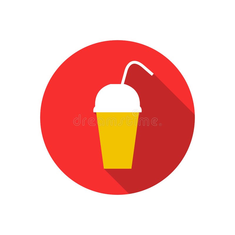 Milkshake vector icon stock illustration