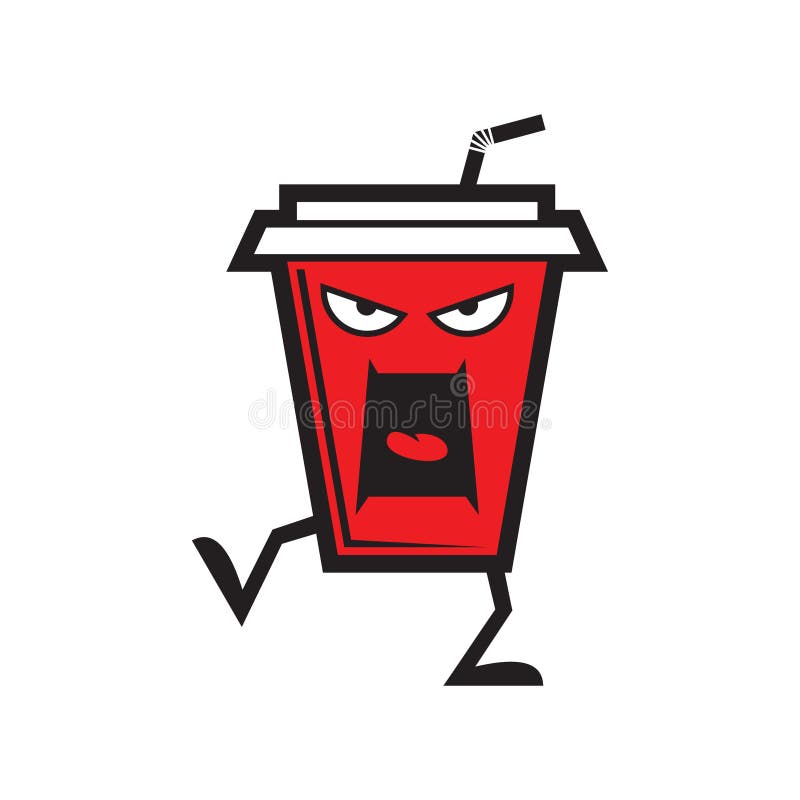 Milkshake. Vector illustration decorative design stock illustration