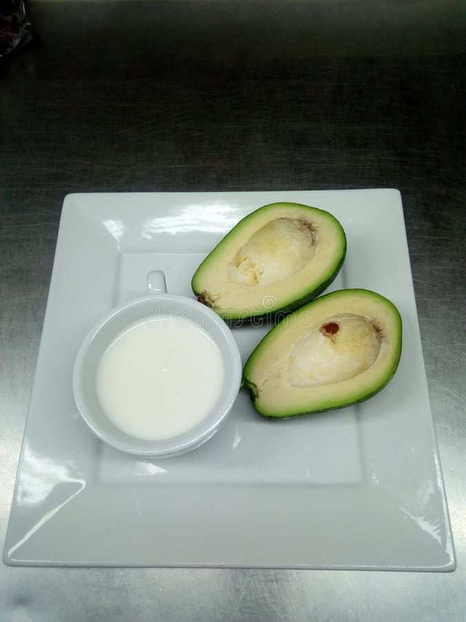 Milky avocado obraz stock Milky avocado obraz stock