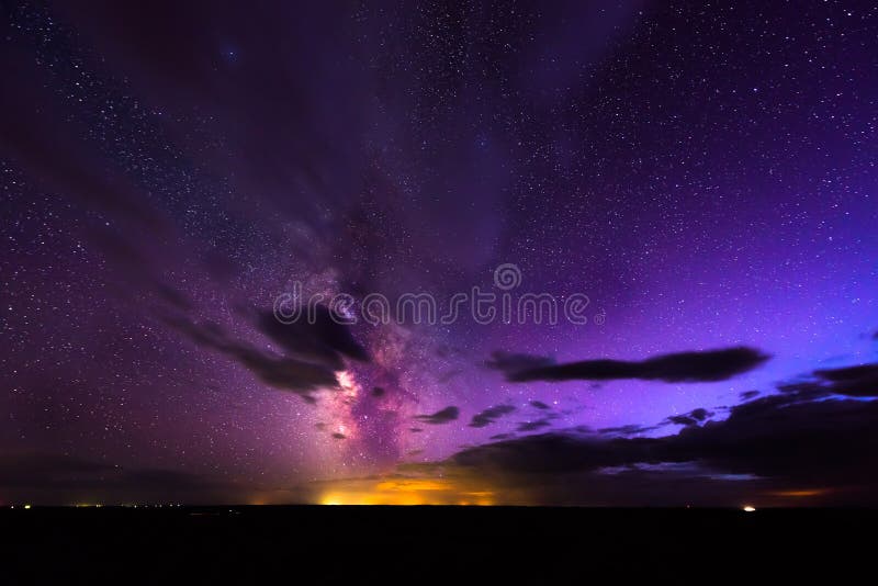 Milky Way Rising over Badlands National Park