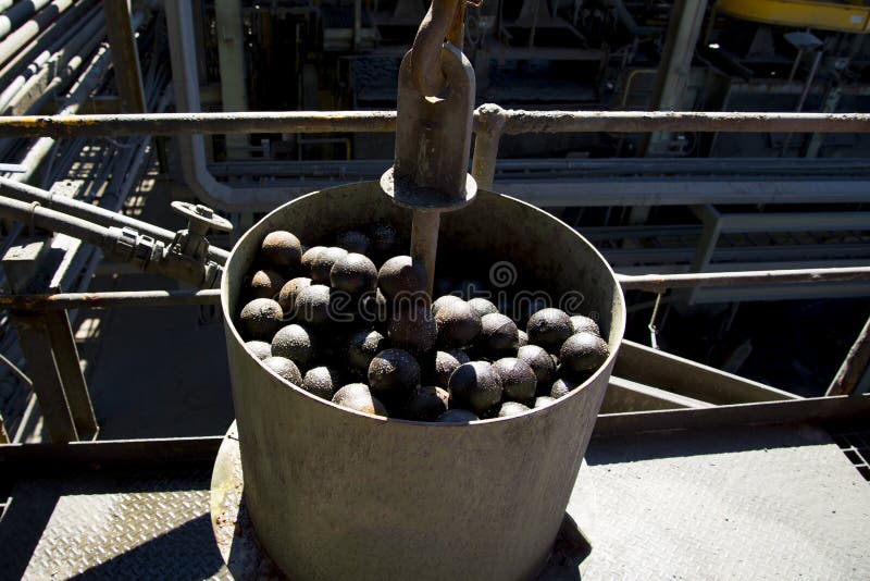 Mill Balls stock image. Image of mining, machinery, processing 148382247