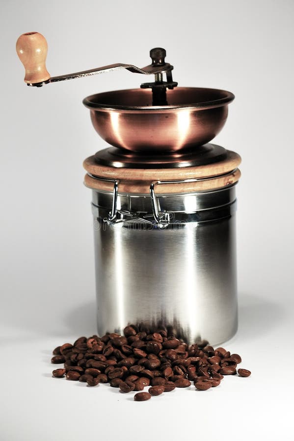 Mill for coffee stock image. Image of brown, kettle, seed 11413277