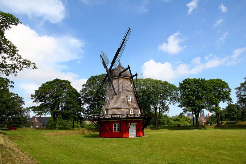 The Mill in Copenhagen, Denmark Stock Image - Image of ship ...
