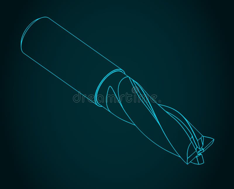 Mill cutter stock vector. Illustration of industry, drawings 268392596