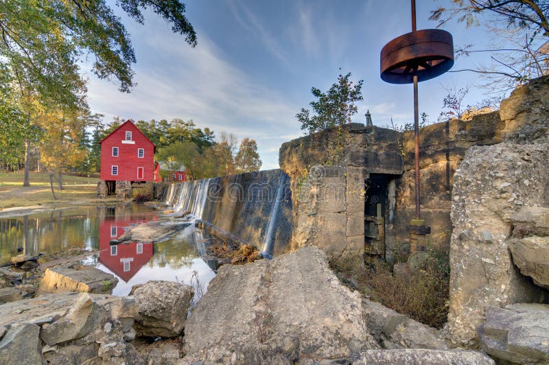 Starrs Mill, a Historic Landmark Near Atlanta Stock Image Image of century, country 31037741