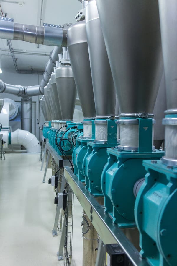 Mill factory interior stock image. Image of plant, wall 77455813