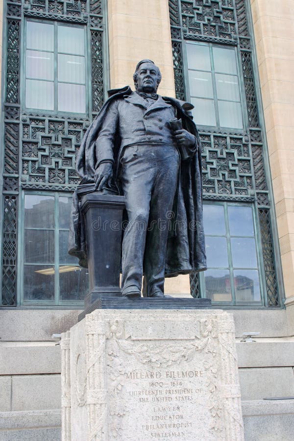 Millard Fillmore Statue stock image. Image of sculpture - 107595219