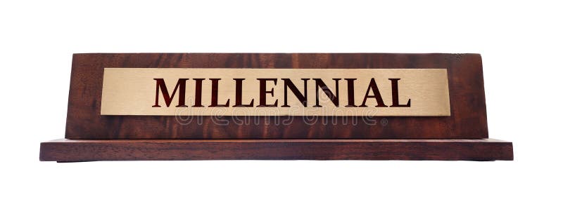 Millennial name plate