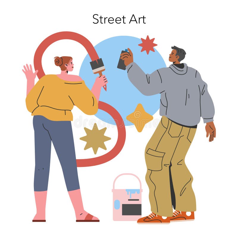 Millenniehobbies. vektor illustrationer