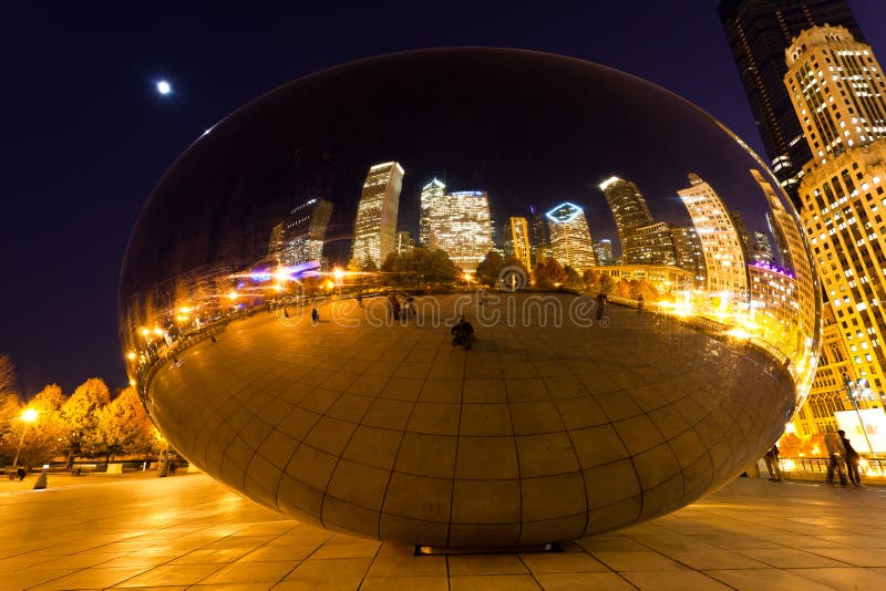 The Millennium Park in downtown Chicago