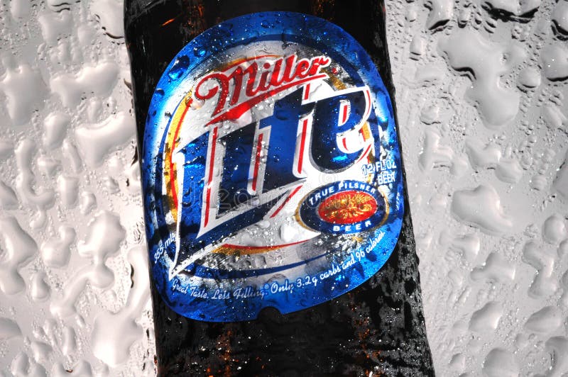 Miller Lite beer editorial stock image. Image of miller 87008154