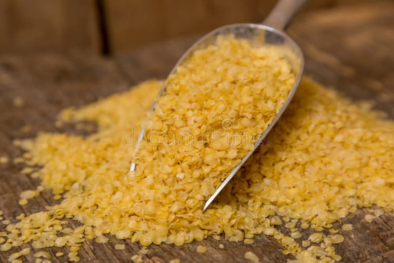 Millet flakes stock image. Image of fresh, botany, closeup 76293183