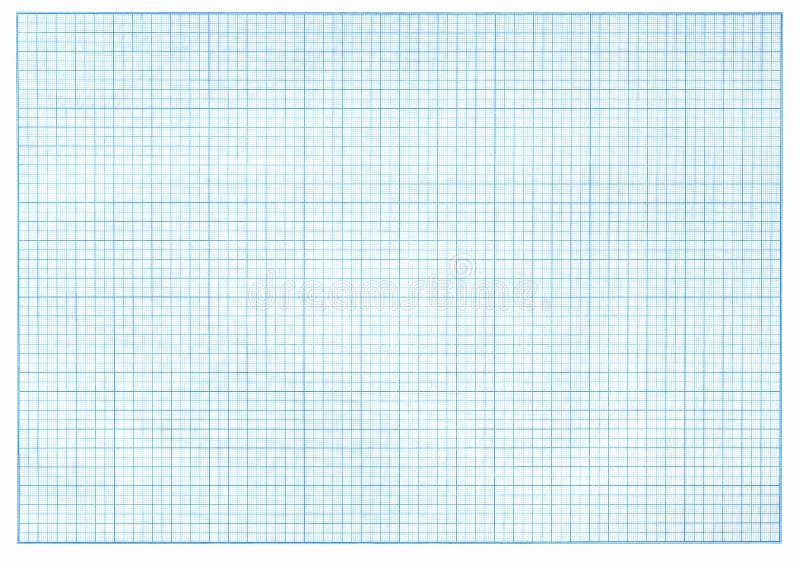 Blueprint paper. Blank blue sheet of paper with grid. Vector