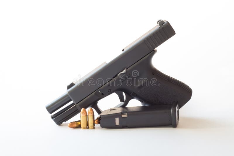 38 Millimeter-Kaliberpistole lizenzfreie stockfotografie 38 Millimeter-Kaliberpistole lizenzfreie stockfotografie
