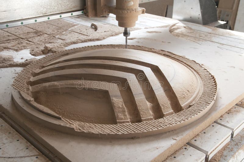 Milling the wood stock photo. Image of manufacturing 48652660