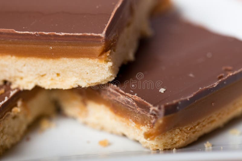 Millionaire s Shortbread Closeup