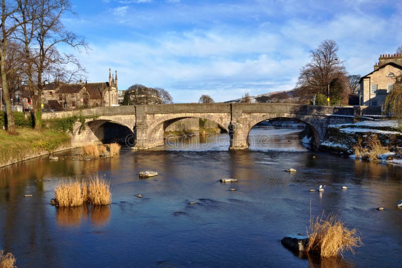 Milller Brücke, Kendal stockbild Milller Brücke, Kendal stockbild
