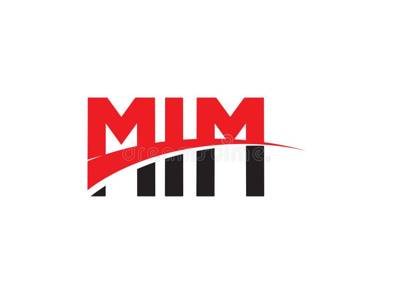 MIM blue monogram. MIM logo