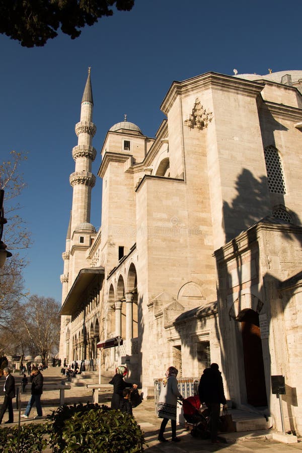 Minaret of Ottoman Mosques in View Editorial Stock Image Image of