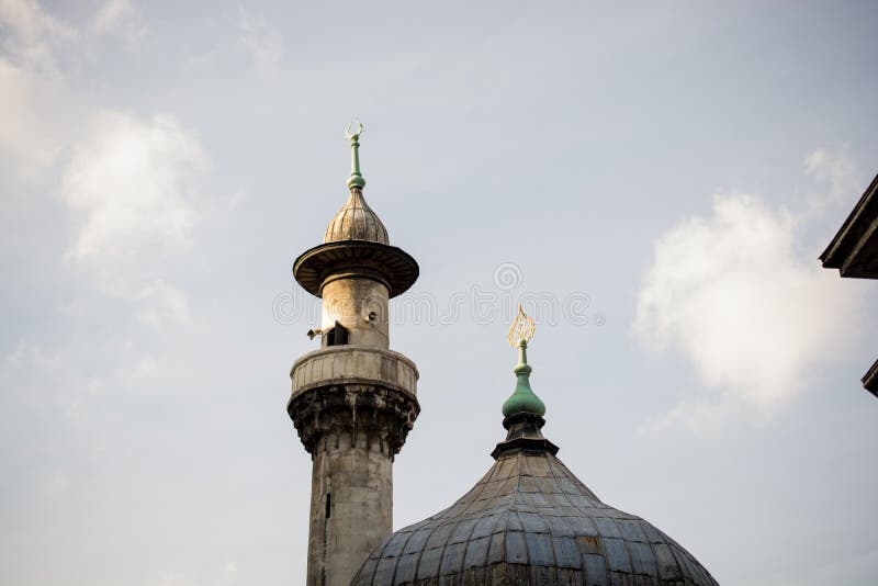 Minaret of Ottoman Mosques in View Stock Photo Image of historic