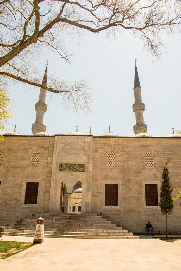 Minaret of Ottoman Mosques in View Editorial Stock Image Image of