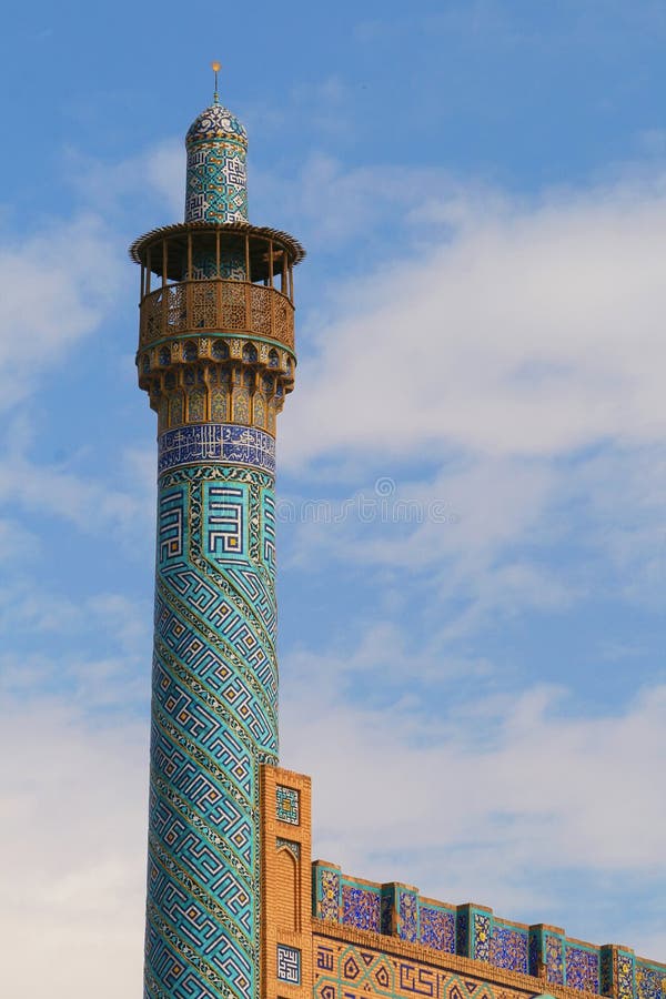 Minarett der Imam-Moschee in Isfahan, der Iran