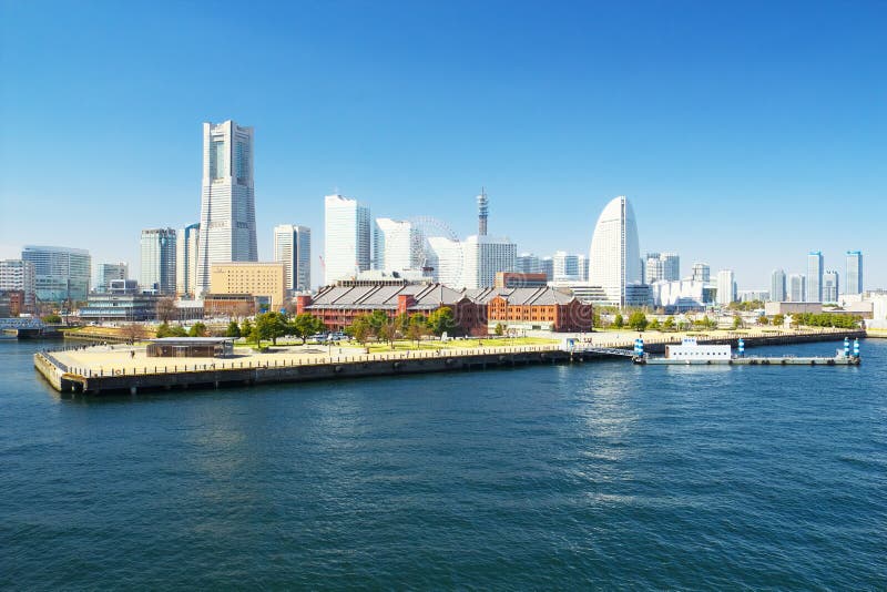 Minato Mirai 21, Yokohama, Japan stock fotografie