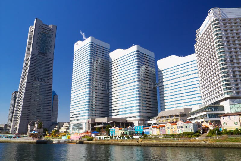 Minato Mirai 21, Yokohama, Japan royalty-vrije stock fotografie