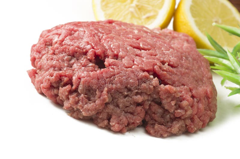 Raw horse meat stock image. Image of herbs, garlic, plate 24091529