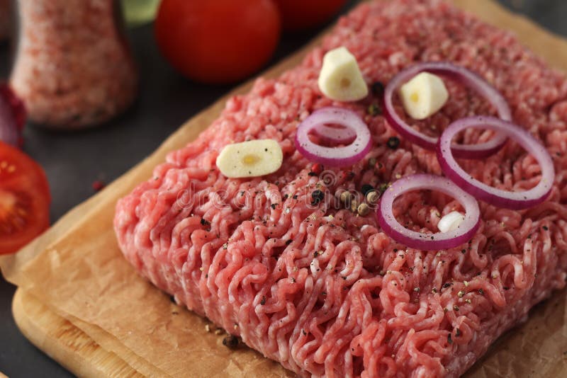 Minced Pork In The Process Of Cooking Stock Image Image Of Uncooked Minced Pork In The Process Of Cooking Stock Image Image Of Uncooked