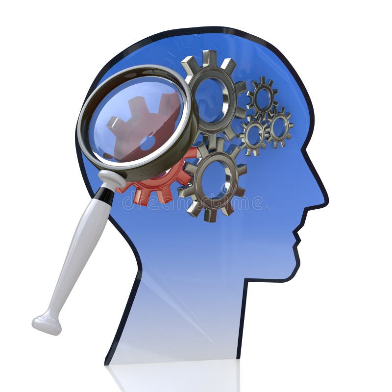 Mind gear vector illustration Mind gear vector illustration
