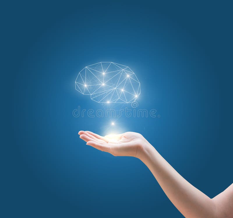 Mind in hand. stock images Mind in hand. stock images