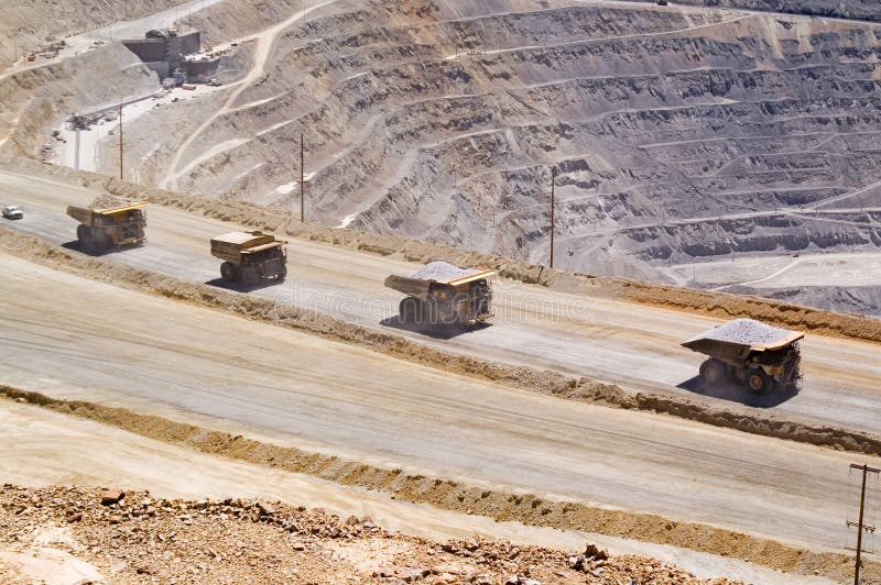 Mine de cuivre de Kennecott, Utah photos stock Mine de cuivre de Kennecott, Utah photos stock