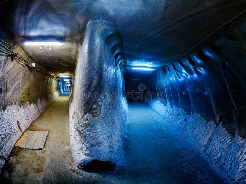 Underground theme park in the spectacular salt mine in Turda county, Romania. Underground theme park in the spectacular salt mine in Turda county, Romania