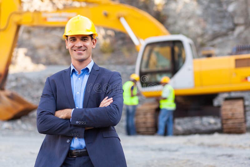 Mine manager stock image. Image of employment, hard, mine 31346307