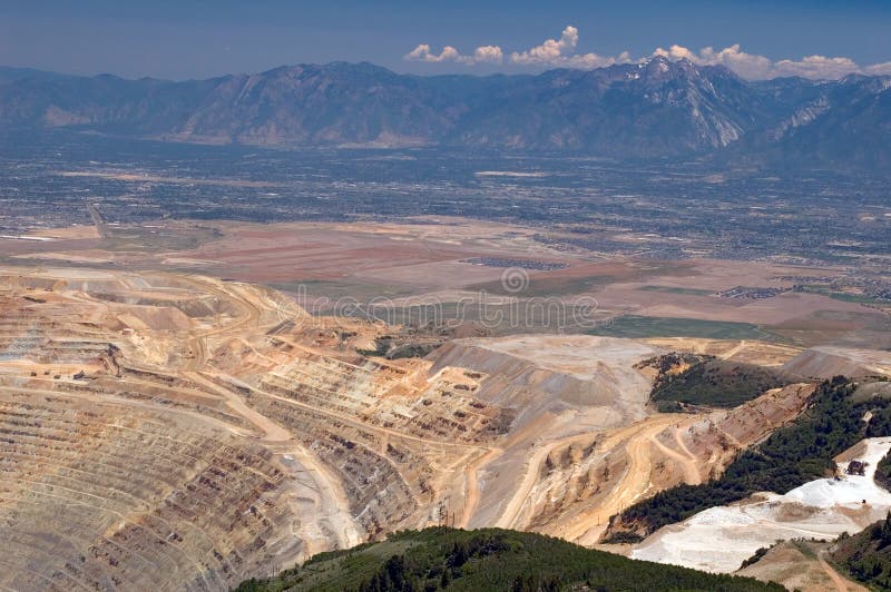 Mine à ciel ouvert photographie stock Mine à ciel ouvert photographie stock