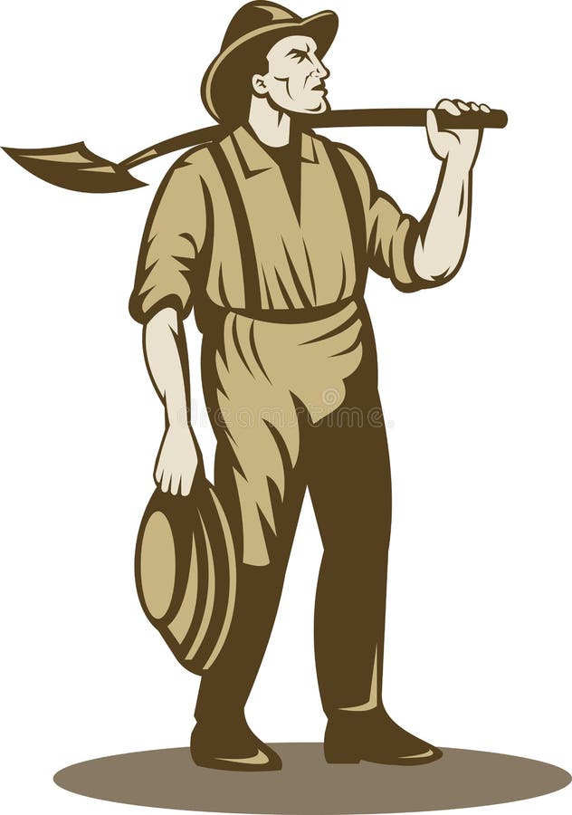 Miner prospector or gold digger