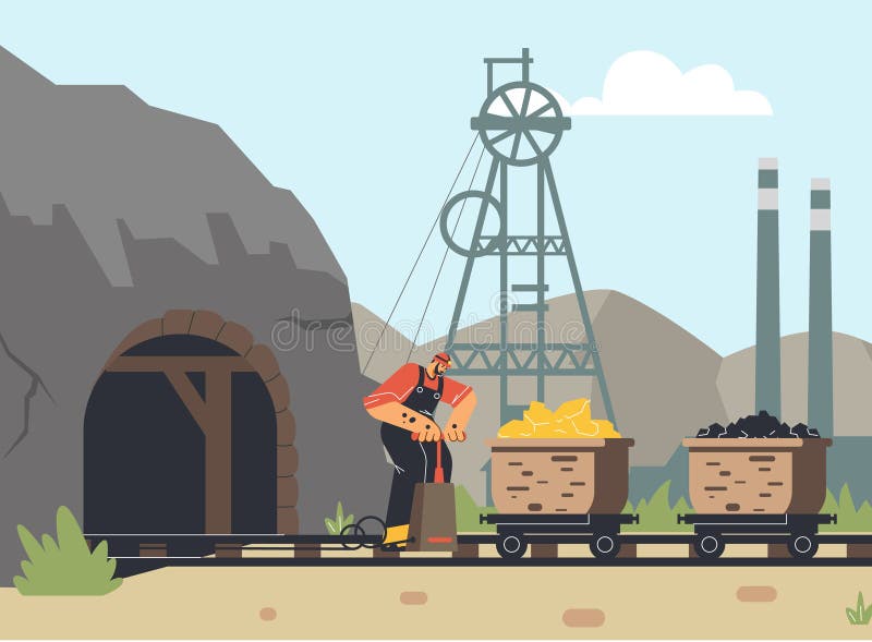 Cartoon Coal Mine Cave Stock Illustrations – 193 Cartoon Coal Mine Cave ...