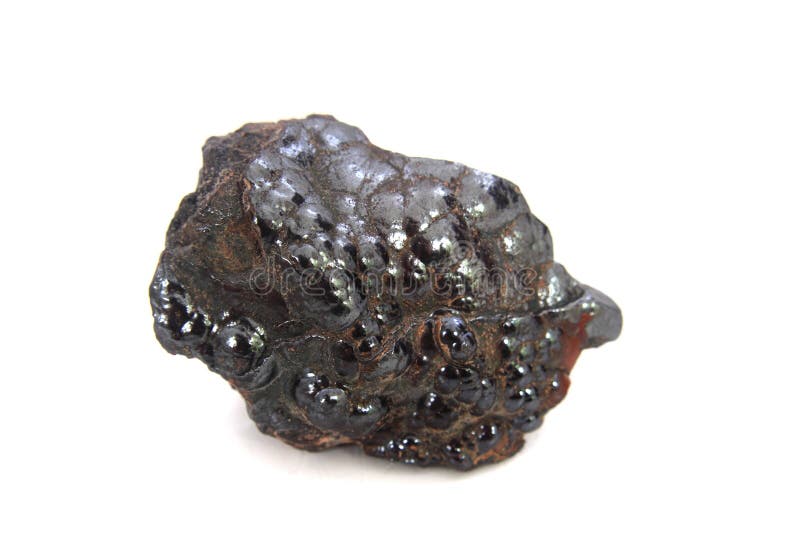 Minéral d'hématite naturelle photo stock