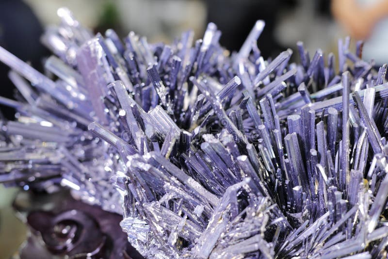Mineral del Stibnite imagen de archivo Mineral del Stibnite imagen de archivo
