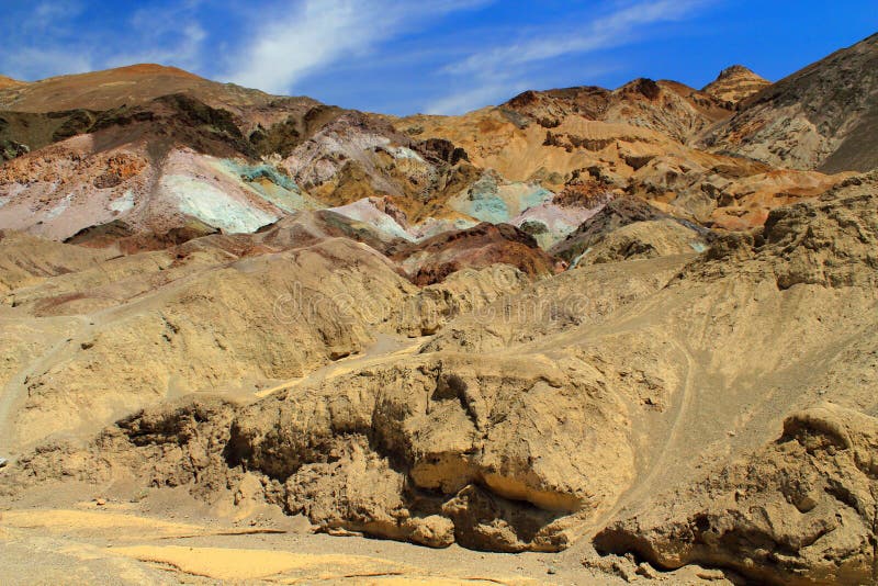 Mineral Deposits At Artist Palette, Death Valley National