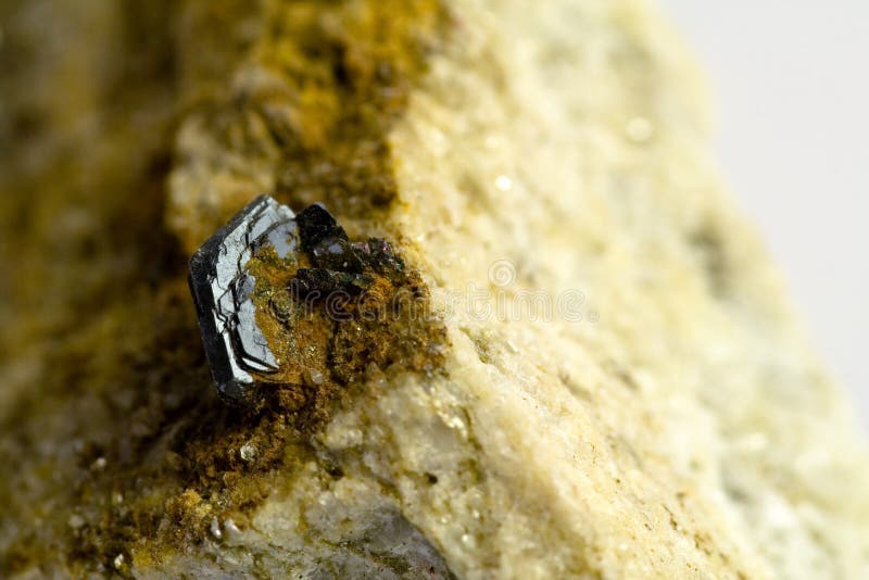 Mineral of biotite in the magmatic stone. Mineral of biotite in the magmatic stone