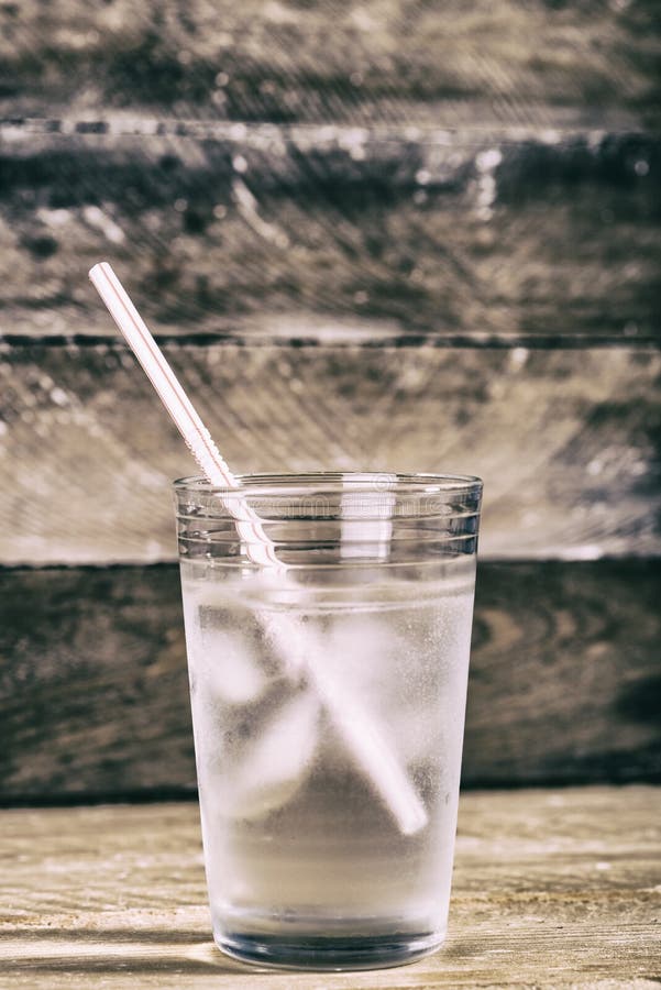 Mineral water in a glass stock image. Image of health 83548497