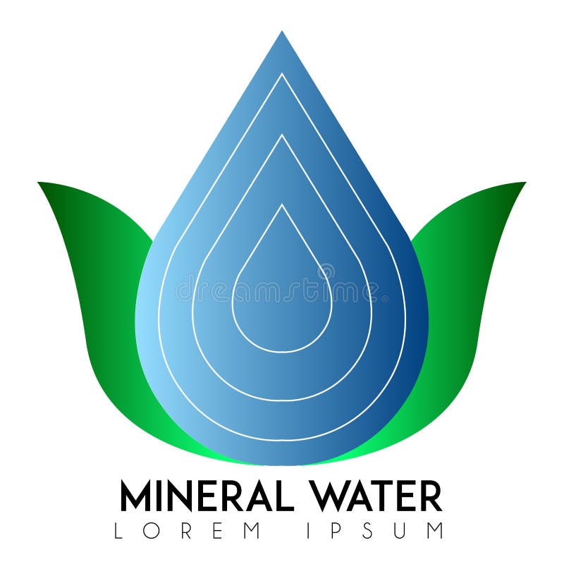 MIneral water logo stock vector. Illustration of logo 98883978