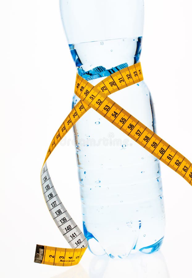 Mineral water. Symbol for diet royalty free stock photography