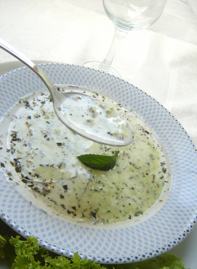 Crema di verdure fotografia stock libera da diritti