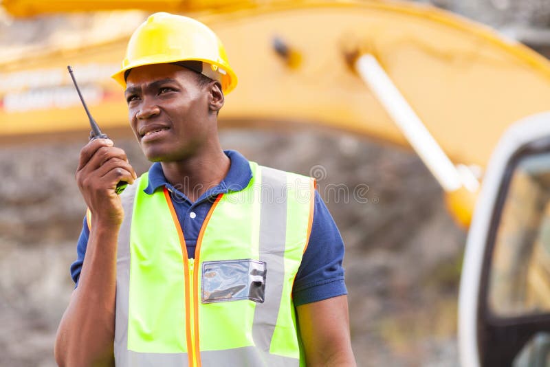Mineur africain photographie stock libre de droits Mineur africain photographie stock libre de droits