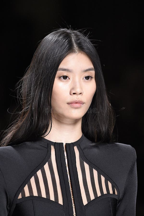 Ming Xi Walks the Runway at the Victoria`s Secret Fashion Show